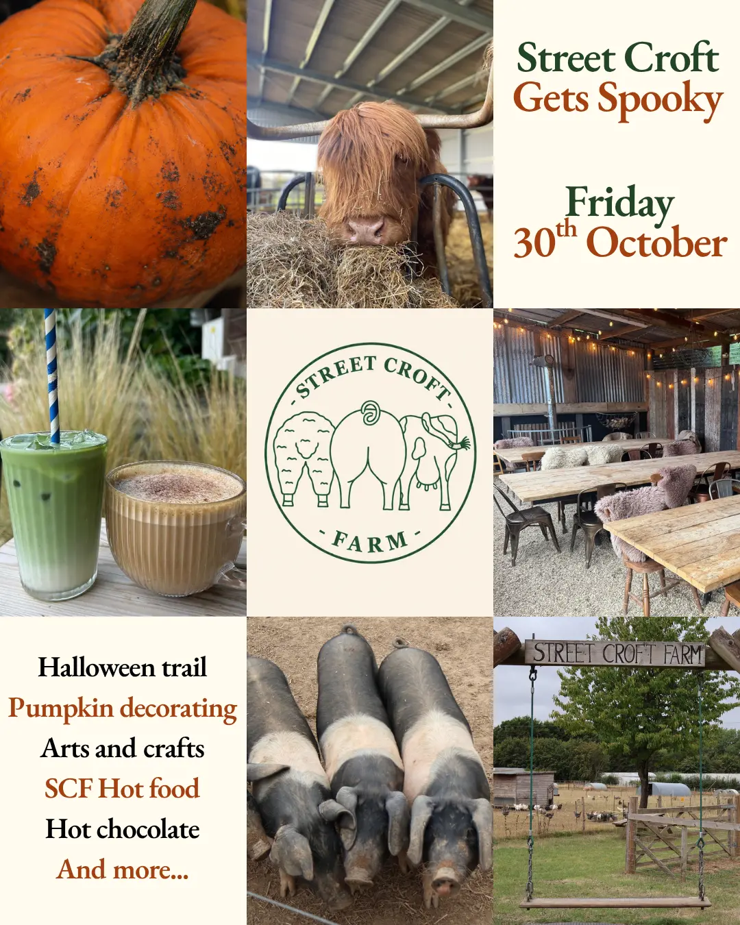Street Croft Gets Spooky event poster for Friday 30th October